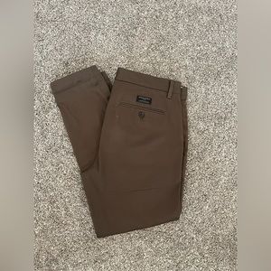 Banana Republic Fulton Skinny Stretch Chinos in Brown